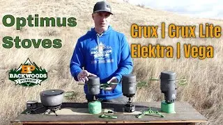 Optimus Stoves | Optimus Crux vs Crux Lite vs Elektra FE vs Vega