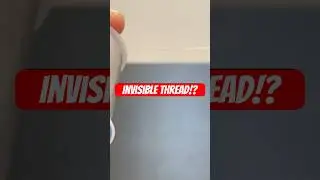 Invisible Thread from Japan!? #shorts #clear