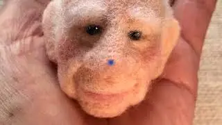 The making of his majestic King Charles III, a right royal needle felted tale