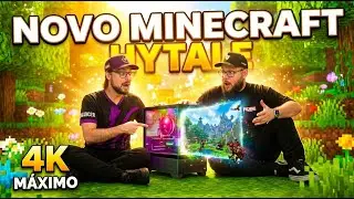 Esse &eacute; o NOVO MINECRAFT (HYTALE) no PC GAMER com QUALIDADE MAXIMA em 4K