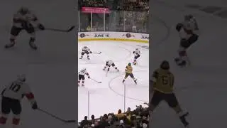 Shea Theodore with his 1st of the playoffs gives the #goldenknights the lead 2-1 #panthers #nhl