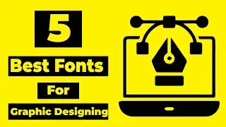 5 Best Fonts for Graphic Designers || Professional Fonts for Graphic designers || Top 5 font #shorts