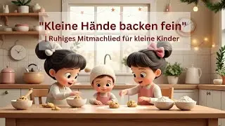 Kleine H&auml;nde backen fein | Ruhiges Mitmachlied f&uuml;r kleine Kinder