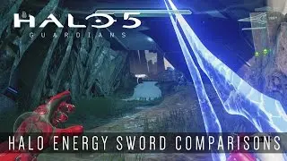 Halo 5: Guardians - Energy Sword Comparisons (Halo 2-5)