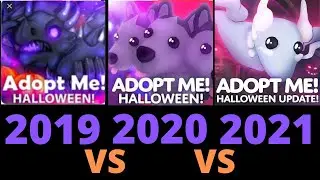 Halloween Event 2019 vs 2020 vs 2021 (THE ULTIMATE COMPARISON 🎃) | Roblox Adopt Me