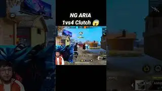 NG ARIA 1 vs 4 clutch 😱 Unbelievable #nonstopgaming #freefire