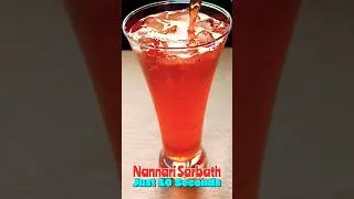 10 Second - Nannari Sarbath Recipe | Street Style Nannari Sarbath #shorts