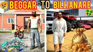 Franklin become beggar to billionaire| Indian Bike game| 🤫