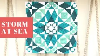 Storm at Sea patchwork pattern-- Templates introduction
