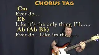 Adore You (Harry Styles) Bass Guitar Cover Lesson in Cm with Chords/Lyrics