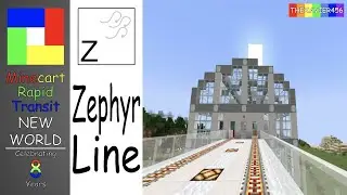 Minecart Rapid Transit: 8 Years Later - Zephyr Line Timelapse