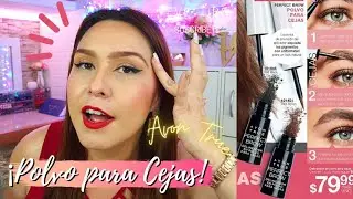 🔥POLVO de CEJAS PERECT BROWN AVON TRUE Cejas Perfectas🤔?🔥Pongamoslo a Prueba/EVE TIPS