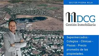 PIEDRA ROJA, ubicación de colegios, supermercado, clínicas y PRECIOS REFERENCIA DE PROPIEDADES