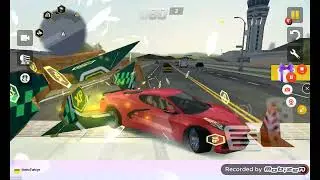 Araba oyunu oynadım.Extreme Car Driving Simulatör. /4./