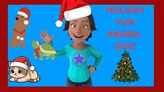 Holiday Fun Animal quiz for kids: quiz for kindergarten, Guess the animal
