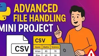 Python Advanced File Handling Tutorial | Read, Write, Append, Context Managers, Errors Explained