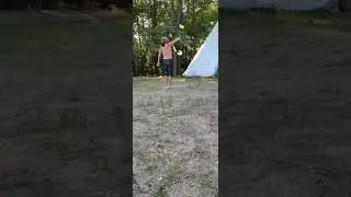 Double J fire spinning. .
