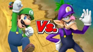 Mario Sports Mix - Team Luigi Vs. Team Waluigi (Volleyball)