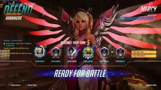 Overwatch XBOX ONE - Multiplayer Competitive Pink Mercy Match On Hanamura -Season 11