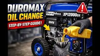 Duromax Generator Oil Change - how to do it yourself step by step