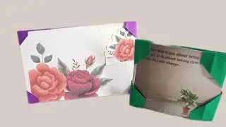 Easy photo frame with paper 