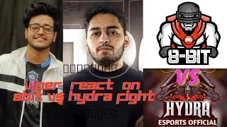 SoulViper Op🔥 Reaction On 8bit Vs Hydra Fight on Nodwin Lan Event ❤️🔥 | 8bit on Fire 🔥🔥❤️🥰