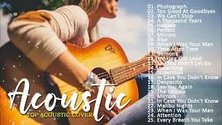 Best Acoustic Songs Cover - Acoustic Cover Popular Songs - Top Hits Acoustic Music 2024