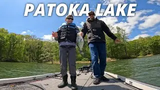 Spring Crappie and Wiper (hybrid) Fishing at Patoka Lake