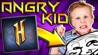 TROLLING THE ANGRIEST KID ON HYPIXEL!! (Minecraft Hypixel Skywars Trolling #1)