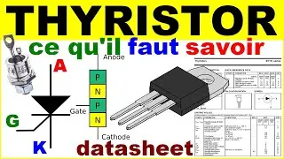 Thyristor &eacute;lectronique comment il fonctionne le datasheet diode command&eacute;e - electronic thyristor scr