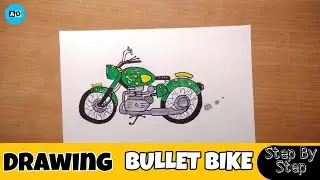Drawing Bullet Bike of Inspector Chingum | Motu Patlu Chingum | Anshu's Draw