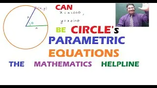 CIRCLES EQUATION IN PARAMETRIC FORM 1 PART #gcsemath #ibmath #cbsemath #iscmath #communityisfreedom