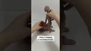 Behind the scenes of the BALL-JOINTED DOLL | CROCHET | #crochet