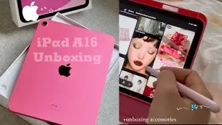 2025 IPad A16 (pink) unboxing.                                                #unboxing #ipad #fyp 