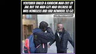 YouTuber bails out a homeless guy .