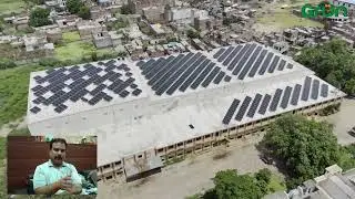 S R Cold Storage - Farrukhabad | Grun Power | Waaree | Solar Power Plant
