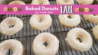 Пончики Wilton Baked Donuts с ванильной глазурью ПРОВАЛ | Сковорода для пончиков | Что происходит...