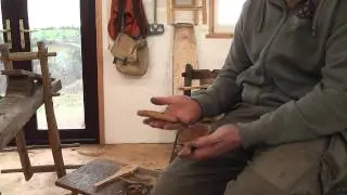 Hybrid handle crook knife made by Ben Orford