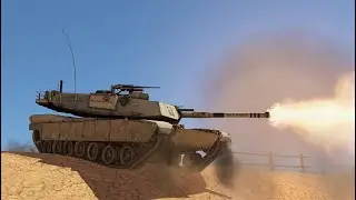 (Недо) обзор Abrams IPM1 или 105мм разносит топ тир в Warthunder