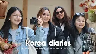 korea diaries 🎞️ rachel's kitchen, exploring ikseon-dong street, & blue elephant