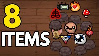 Isaac pero SOLO Puedo Tener 8 ITEMS [TBOI]