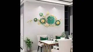 #home #decor  #new #design #beautiful/#high quality Most✨💞 || Premium #Flowerclock #Wallart #decor ✨