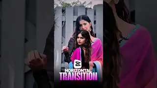 Horizontal Transition Tutorial In Capcut ✨️💜 | Instagram trending reels editing | Instagram reels