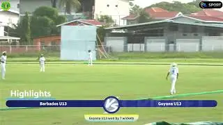 GUYANA CRICKET BOARD / BARBADOS CRICKET ASSOCIATION UNDER 13 TOUR OF GUYANA 2025