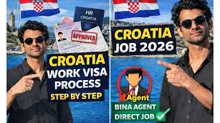 Croatia Work Permit Fees 2026 🇭🇷 | Work Visa Cost | Direct Job No Agent