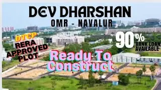 Residential and Investment Plot for sale OMR - Navalur | CSK Practice Ground Near Plot Sale |