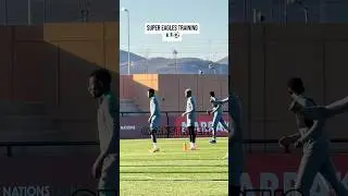 The Super Eagles had their final training session ahead of the crucial tie 🆚 Algeria tomorrow. ✅🦅