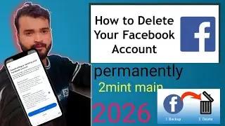 Haw to Permanently Delete your Facebook ,  facebook account delete kaise kare 2026