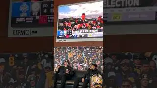 Zach Frazier reacts to Mason McCormick draft pick!