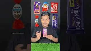Chocolate Eating ASMR 🍫 || Kinder Joy eating || Emoji Eating Challenge #shorts #shortvideo #asmr